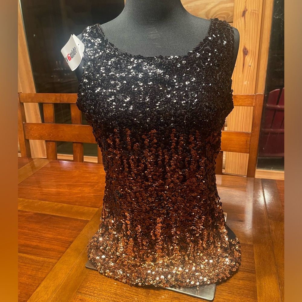 Sequin top PrettyGuide Women’s Shimmer Glam top